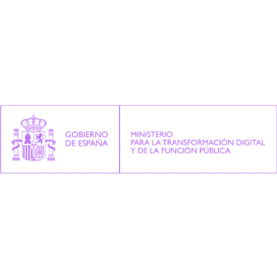 Ministerio para la transformación digital y de la función pública logo